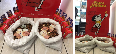 GUY HOQUET RÉCOLTE 188 000? POUR L'OPÉRATION PIÈCES JAUNES