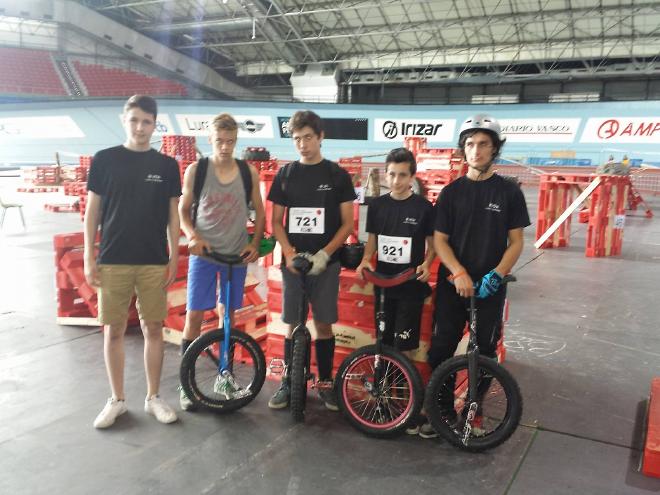 championnats du monde de monocycle en Espagne