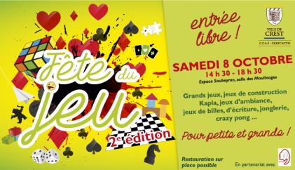 SECONDE EDITION DE LA FETE DU JEU DE CREST