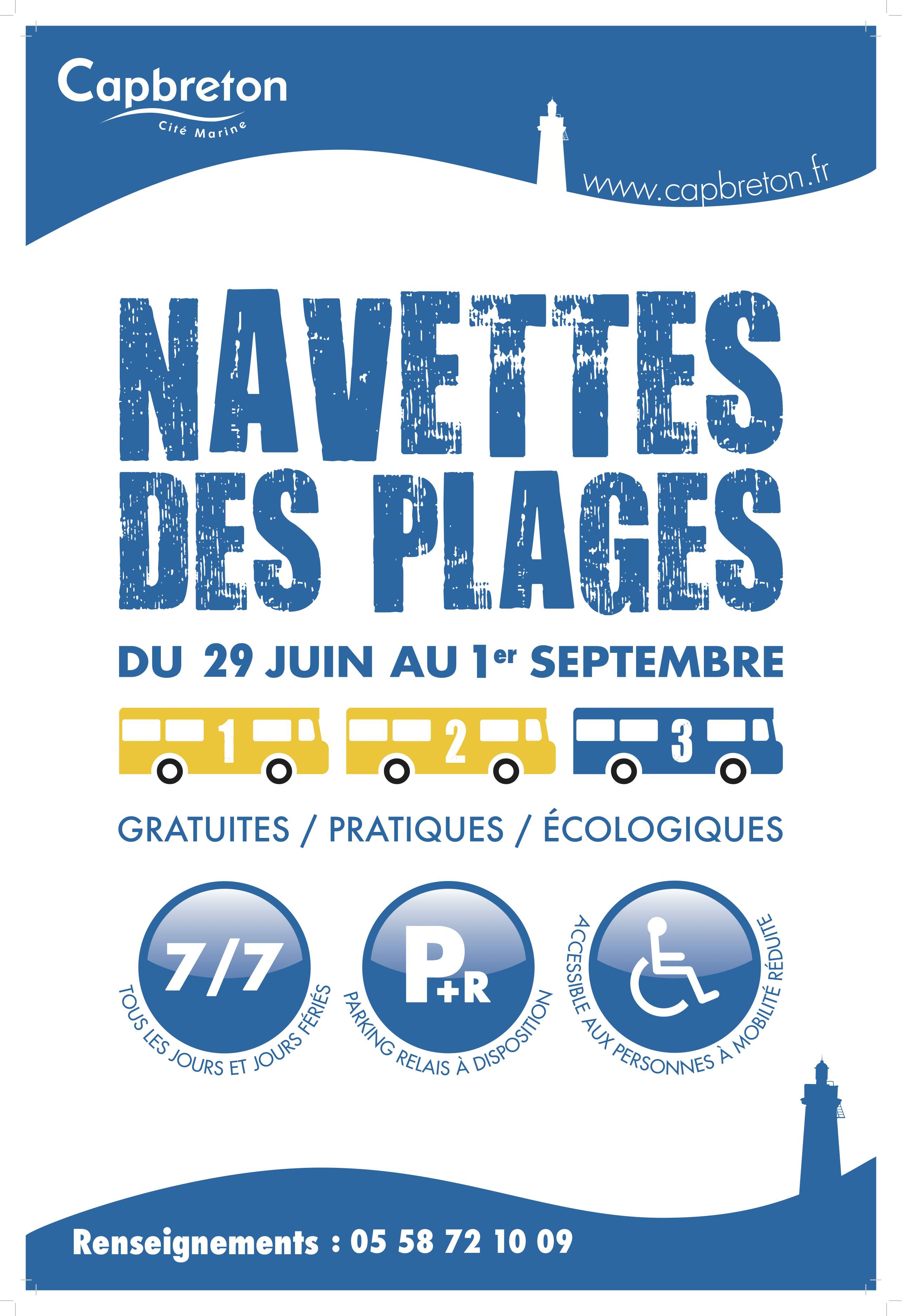 Navettes gratuites CAPBRETON