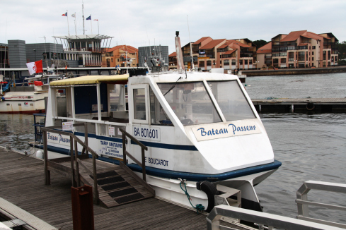 Le bateau-passeur de CAPBRETON