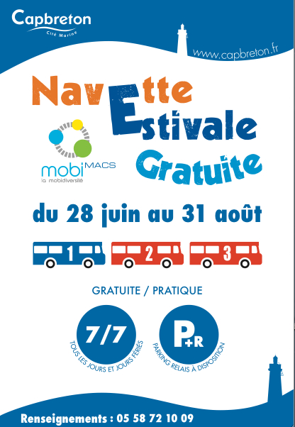 Bus-navette gratuits CAPBRETON