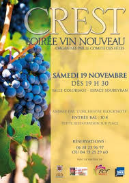 SOIREE VIN NOUVEAU A CREST