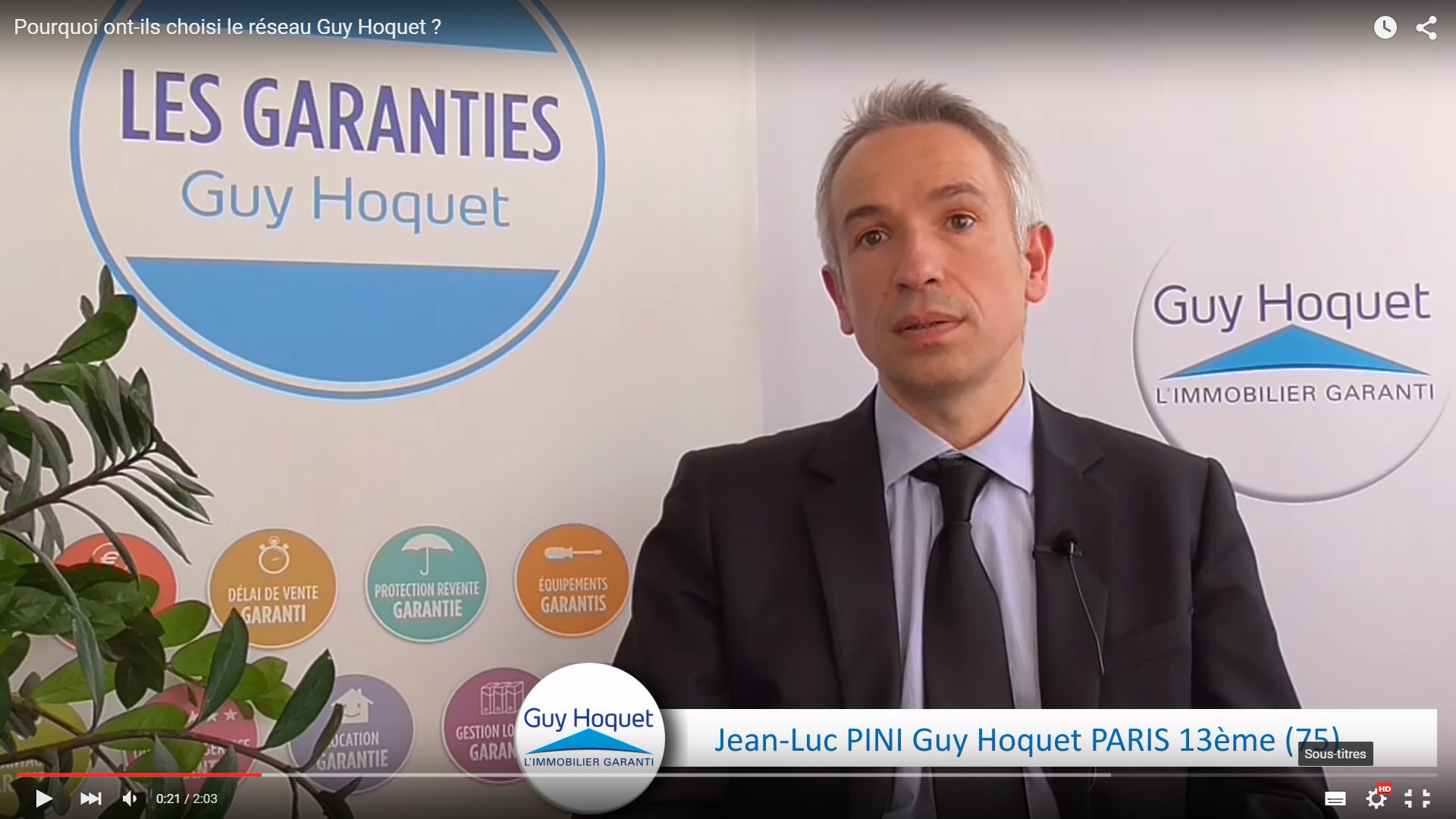 Ils ont choisi Guy Hoquet l'Immobilier. Témoignages vidéo