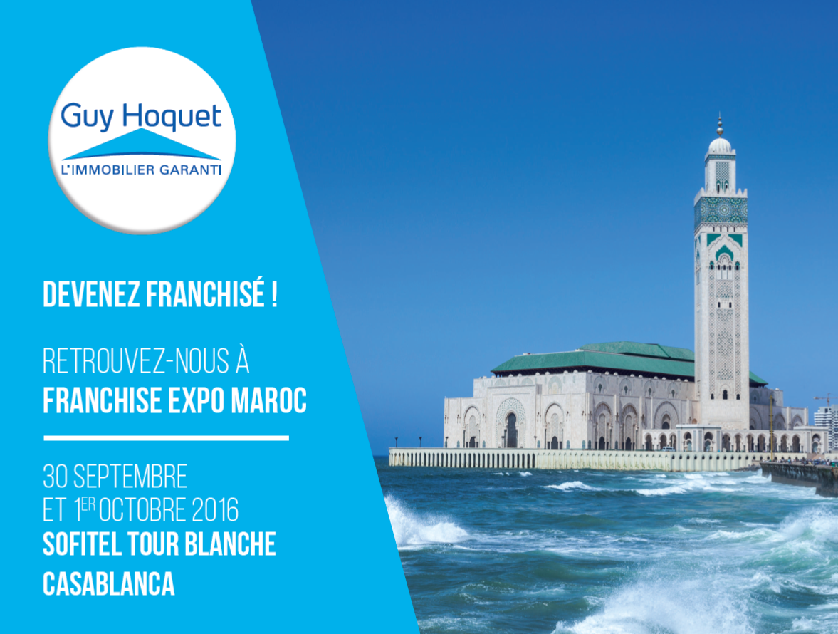 Retrouvez-nous sur le salon Franchise Expo Maroc !
