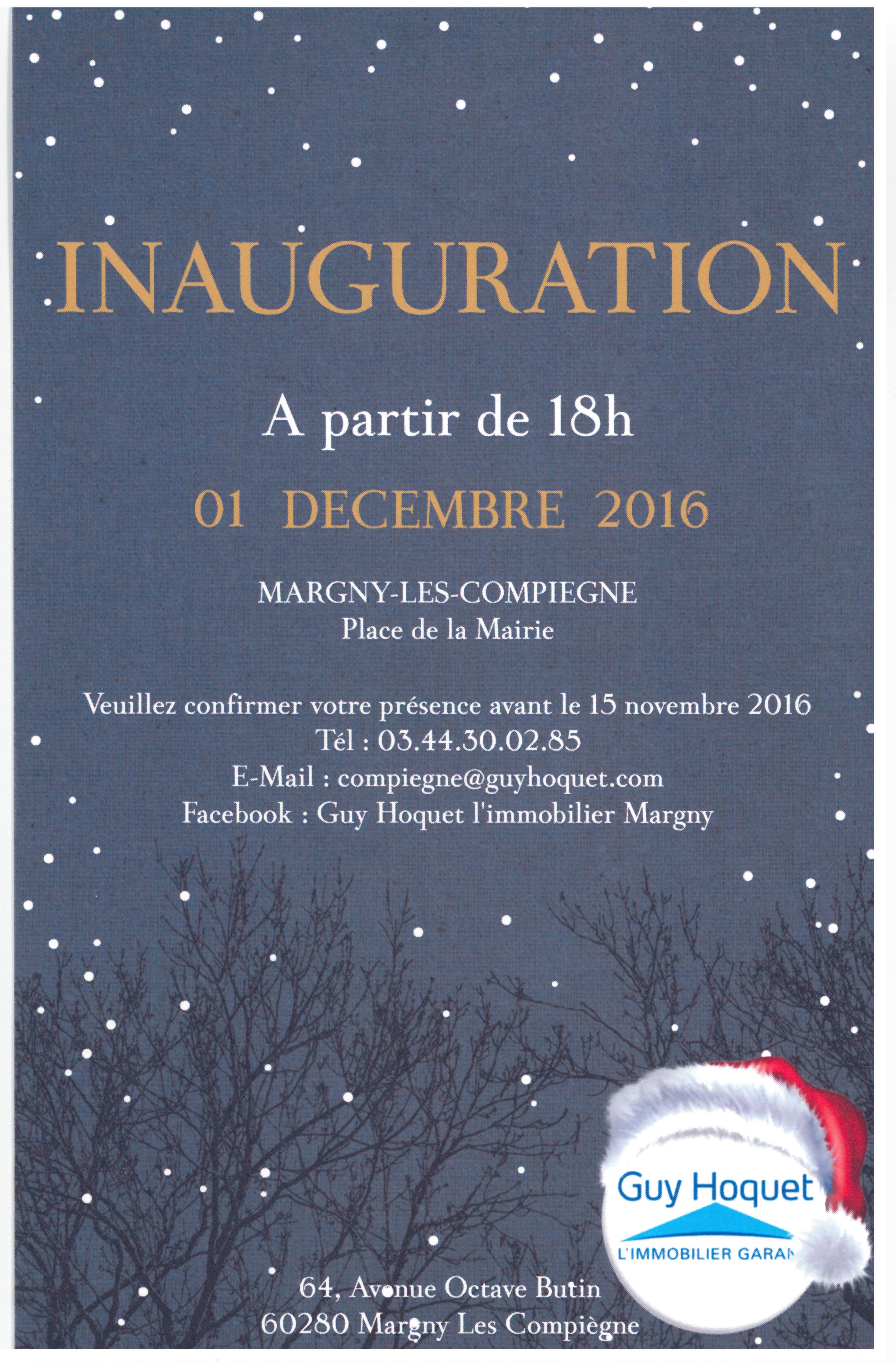 Inauguration de notre agence.