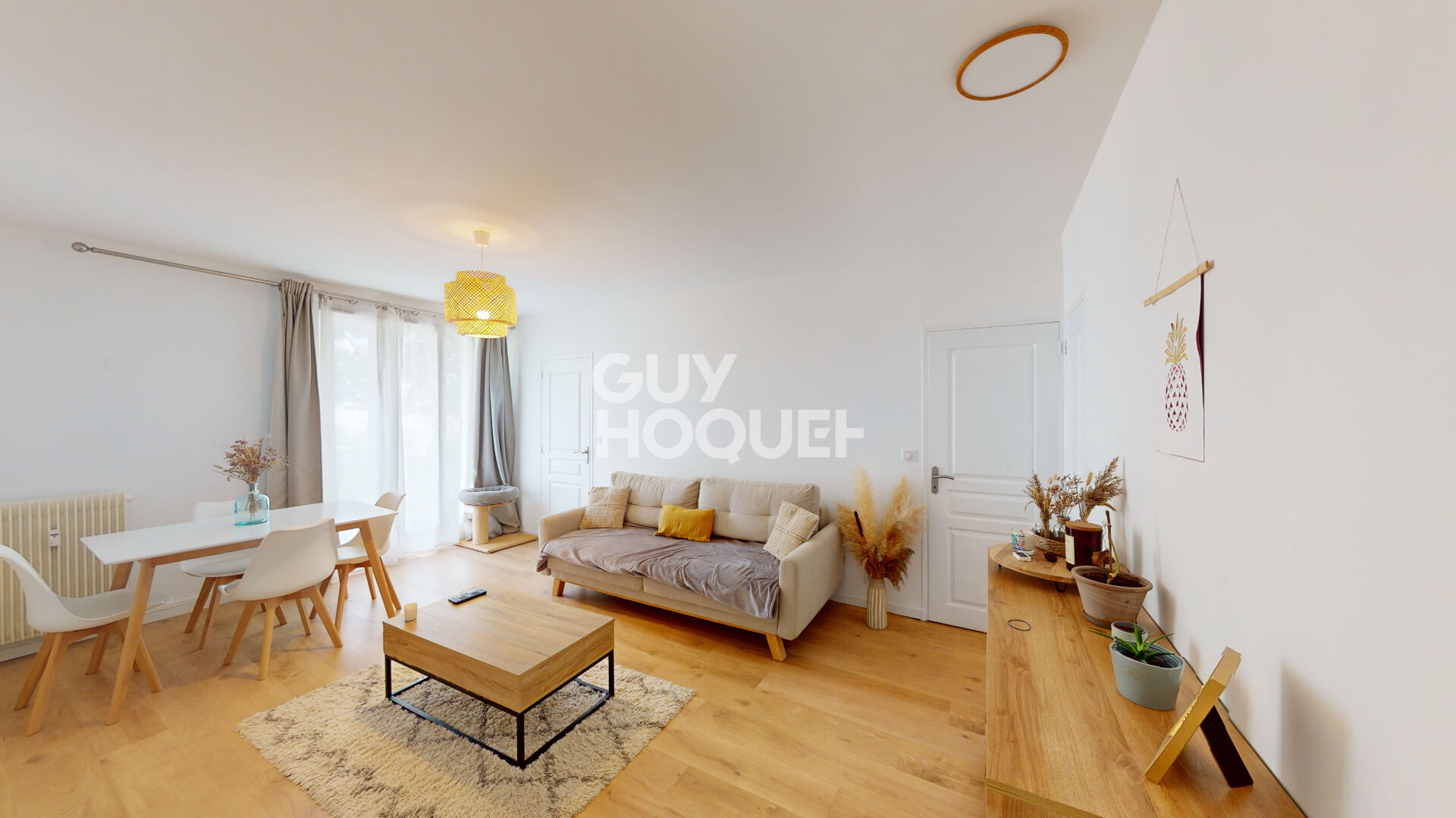 EAUBONNE : appartement meublé de 3 pièces (53 m²) à louer