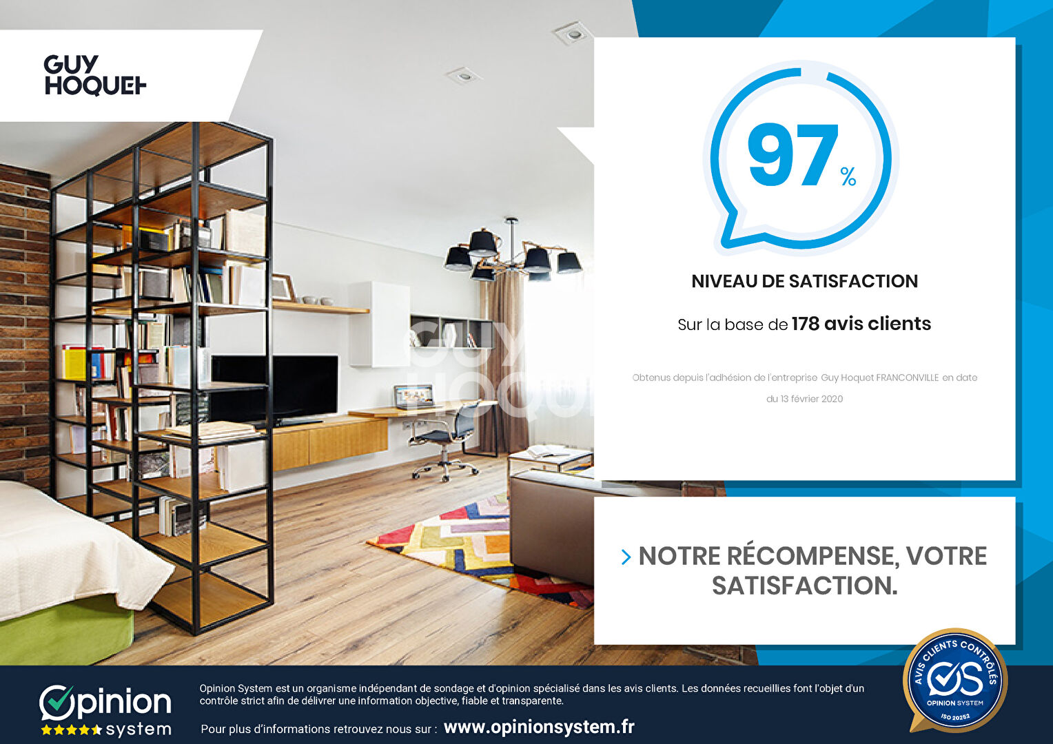 À vendre : Appartement 4 pièces à Franconville - Référence 4940