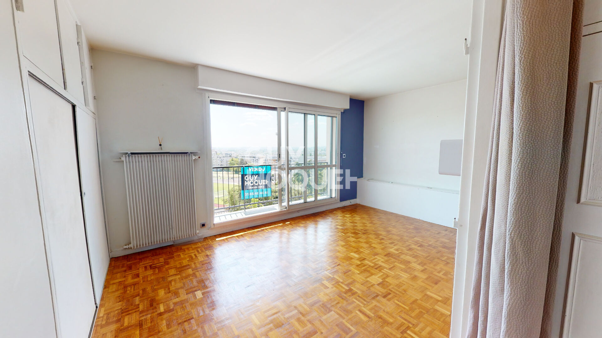 3 pièces en dernier étage