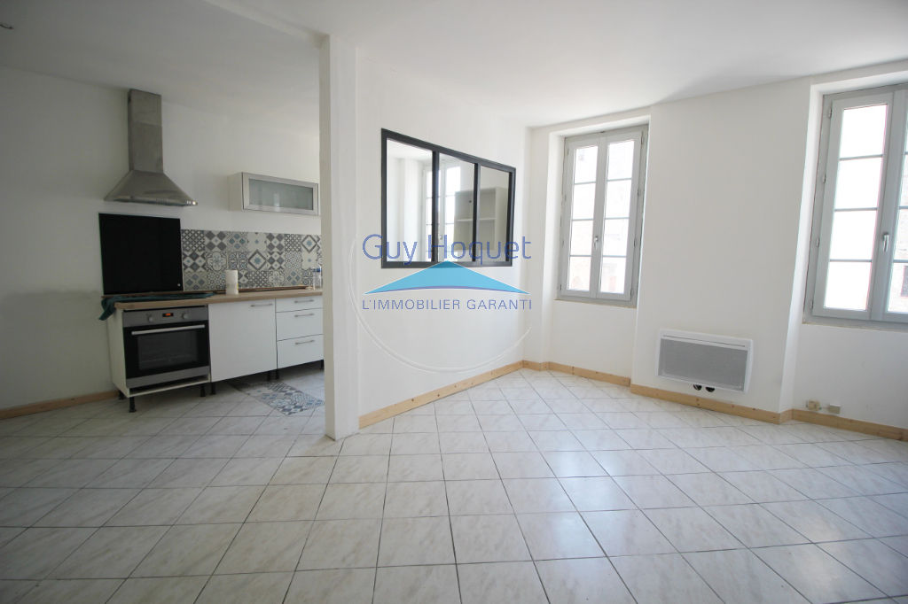 A VENDRE APPARTEMENT LOUE 3 PIECES RENOVE
