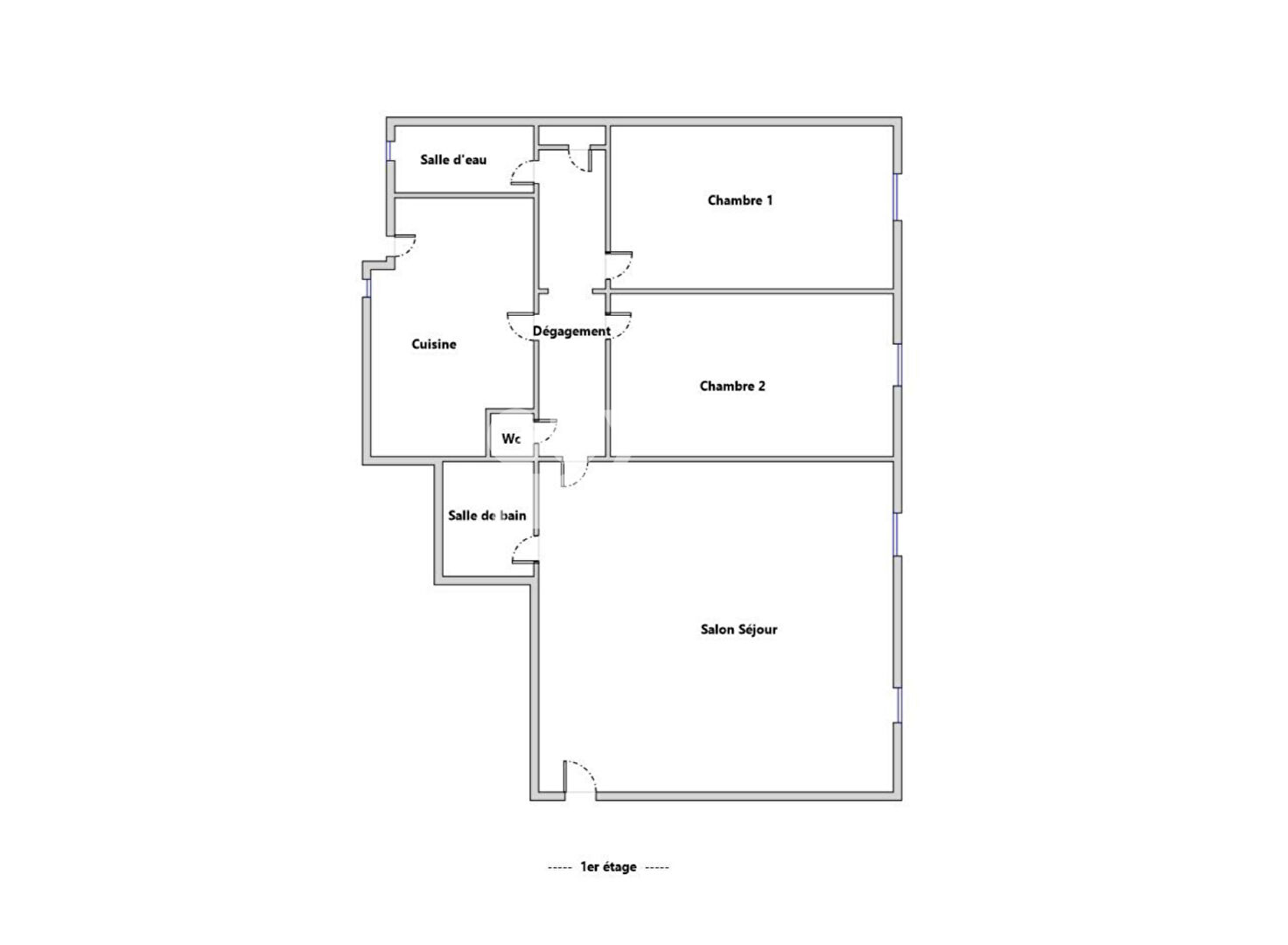 APPARTEMENT T3 CENTRE VILLE FRONTON 73.63m2