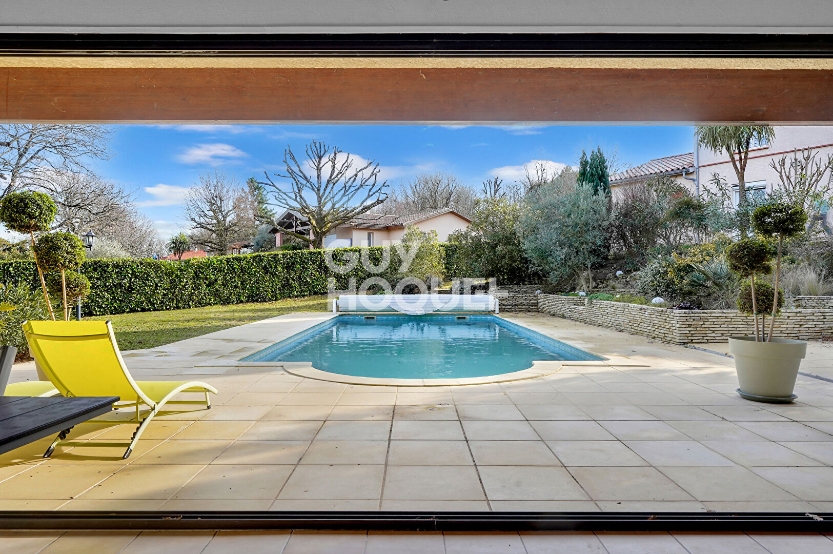 Maison familiale Vacquiers avec piscine et maison indépendante