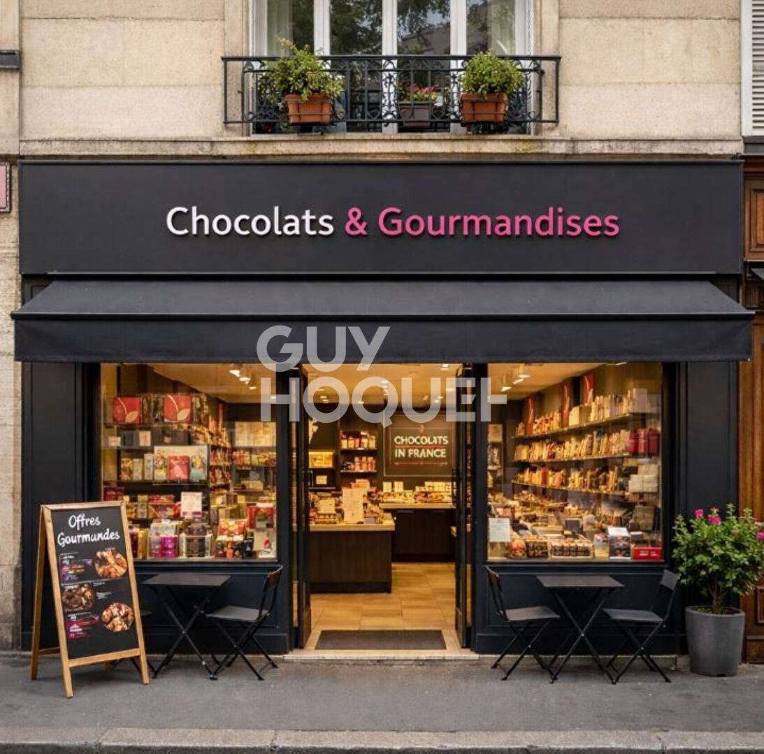 MAGASIN DE CHOCOLATS SOUS ENSEIGNE - PARIS 17ème