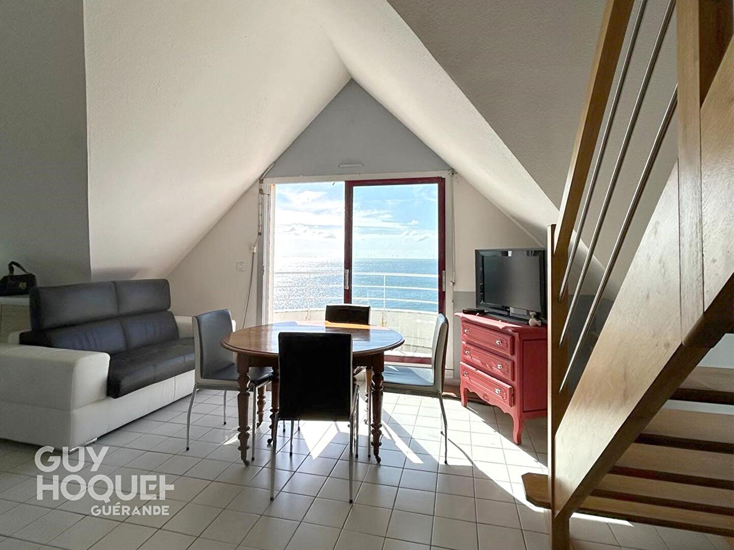 Duplex 2 pièces avec vue mer panoramique au Croisic