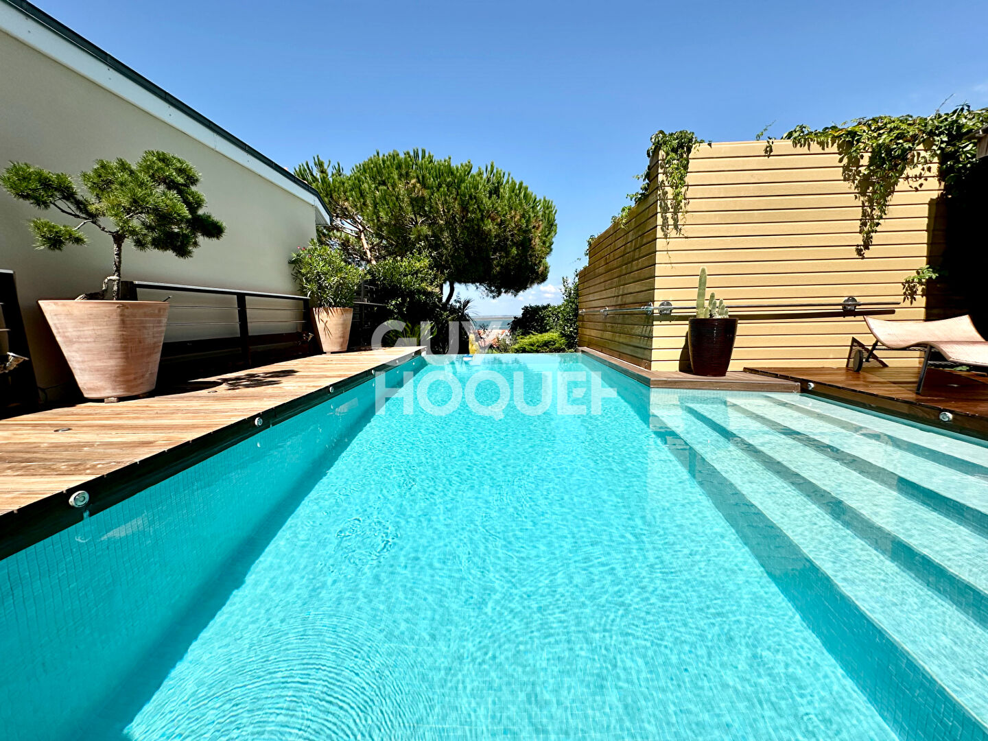 Maison Arcachonnaise avec piscine et vue mer à 2 min de la plage