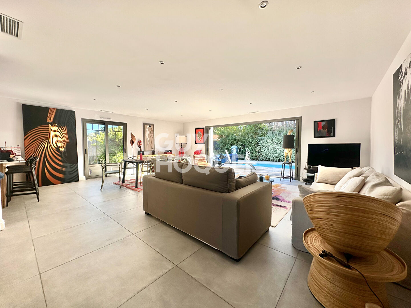 Villa contemporaine esprit Arcachonnais avec piscine sur Gujan Mestras