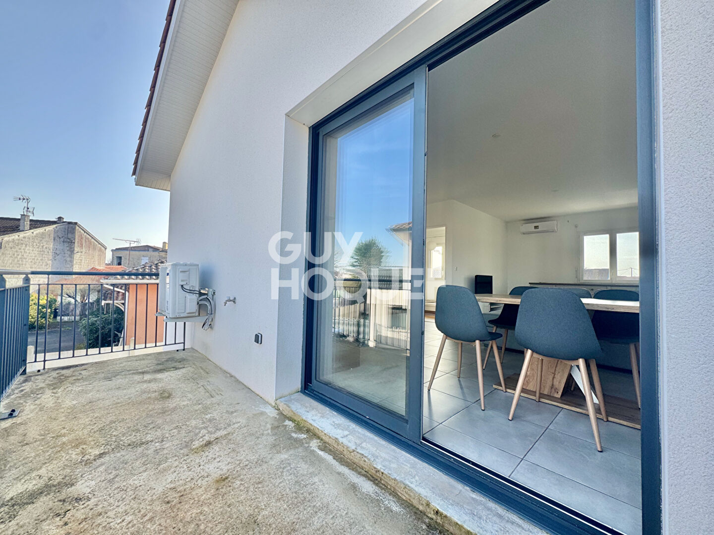 T2 de 2021 sans mitoyenneté, Balcon 7 m² , Parking privatif
