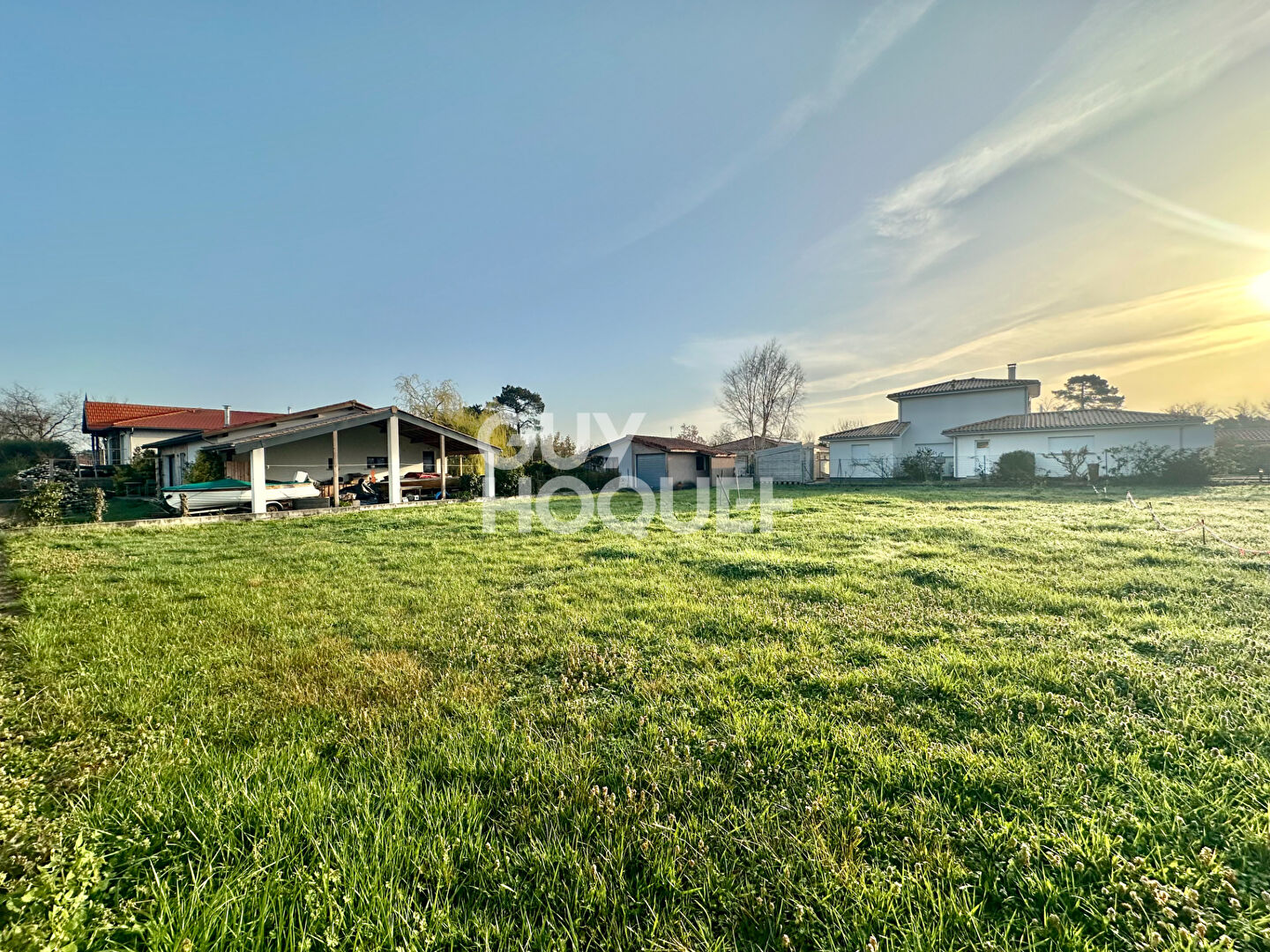 Terrain d'exception à La Hume de 804 m2