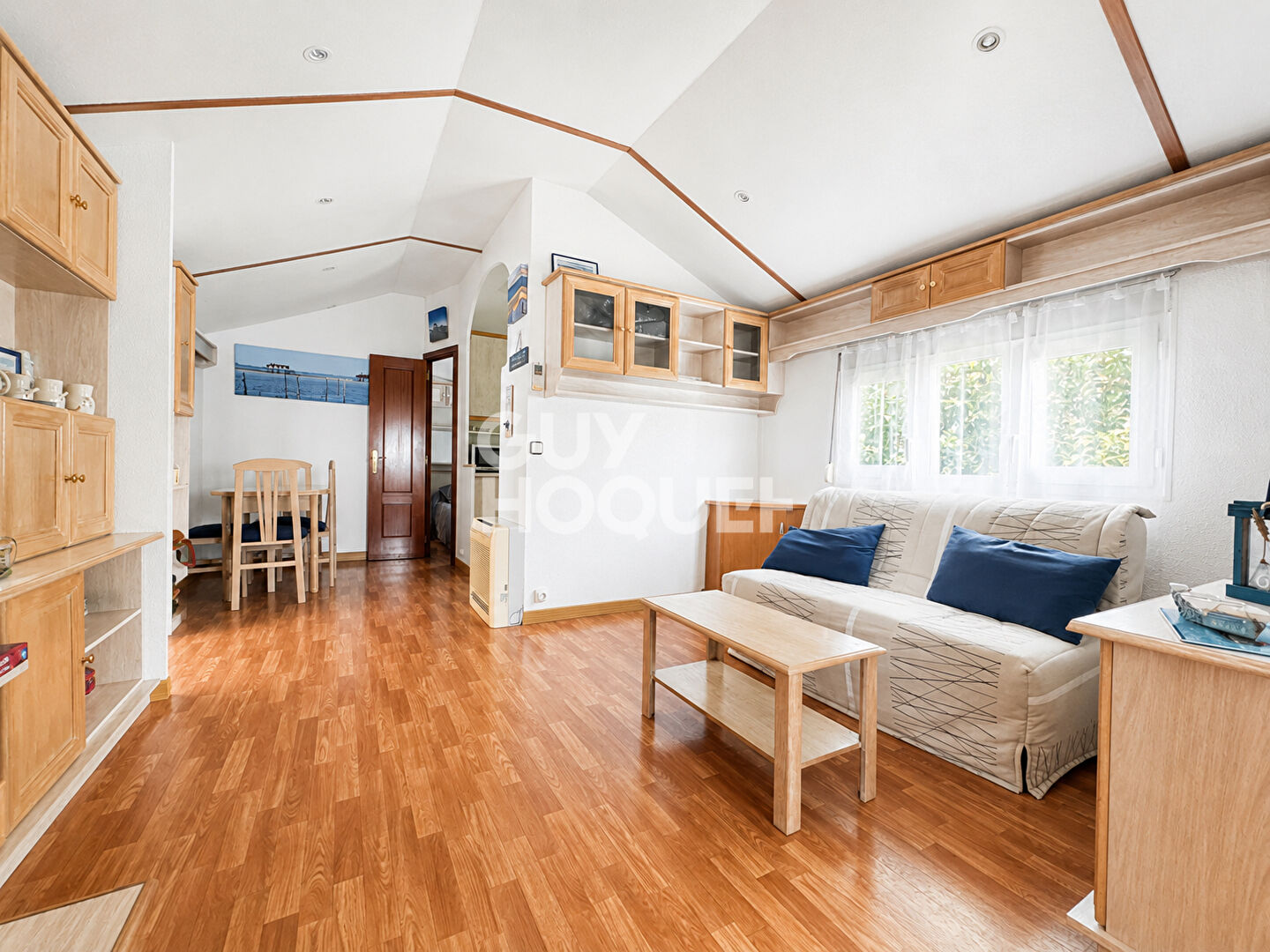Mobil-home lumineux et spacieux à 5 min du port et de la plage de La Hume