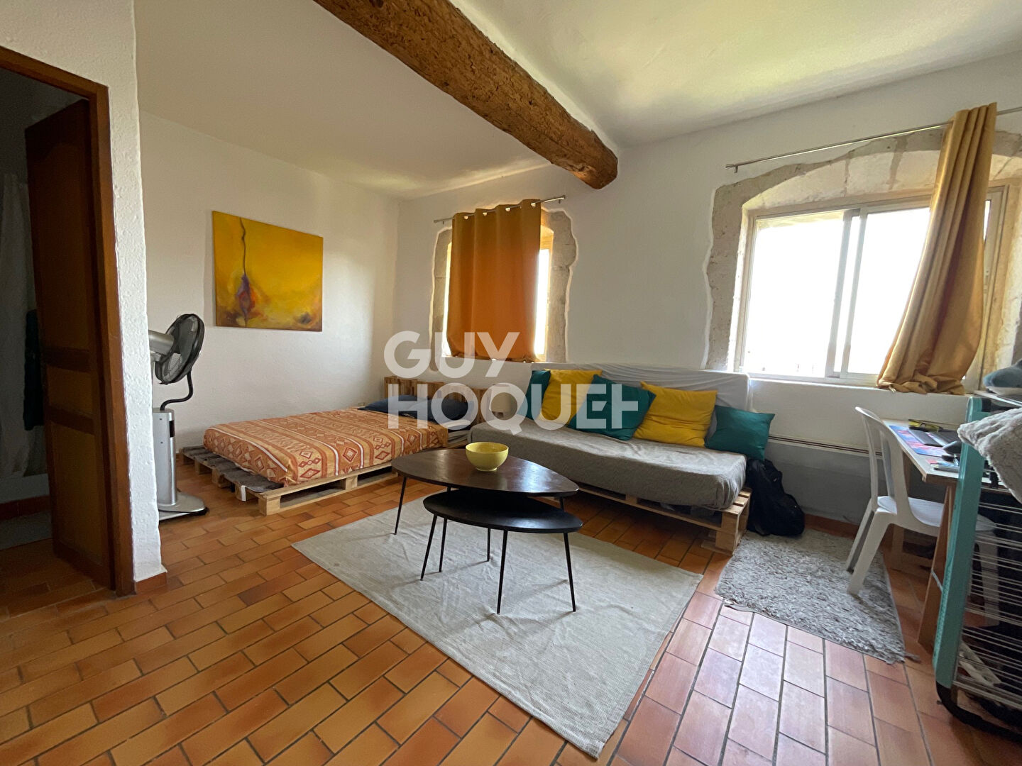 L ISLE SUR LA SORGUE : appartement T1 (19 m²) en location