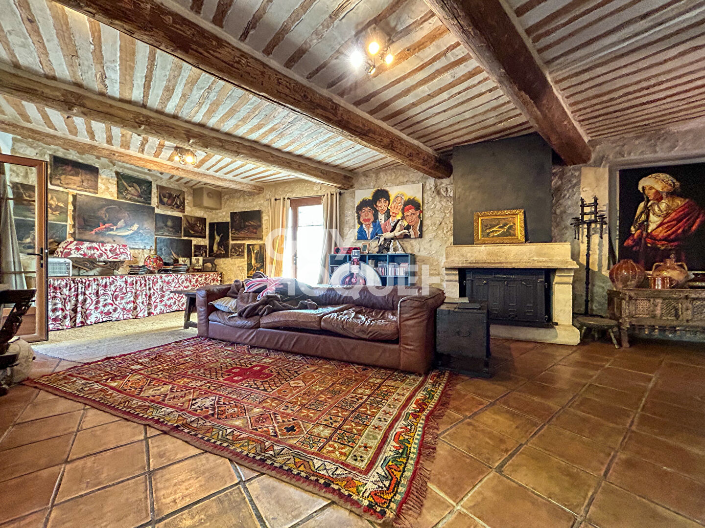 Mas BORD DE SORGUE Le Thor 5 pièces 240m² au calme