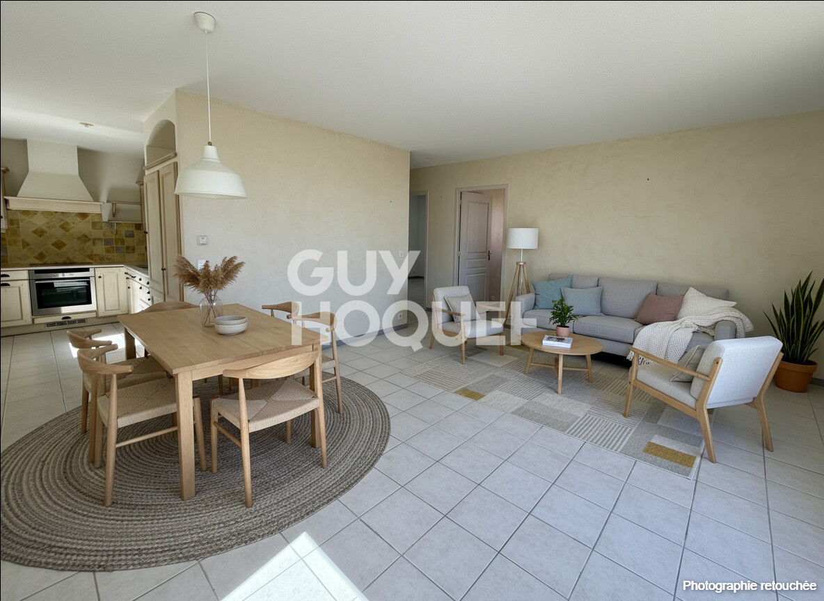 Appartement T3 avec terrasse place de parking et garage