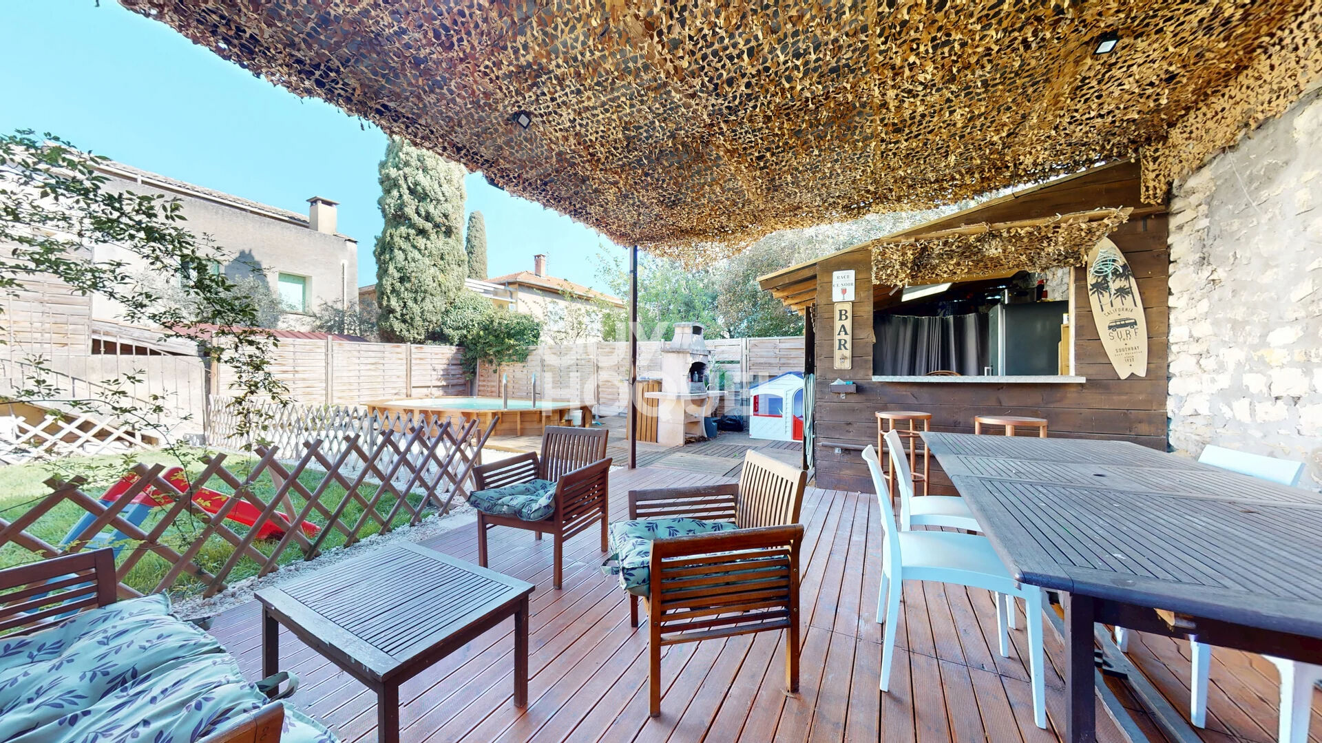 Appartement avec jardin et piscine à vendre au coeur du Thor - Rare sur le marché !