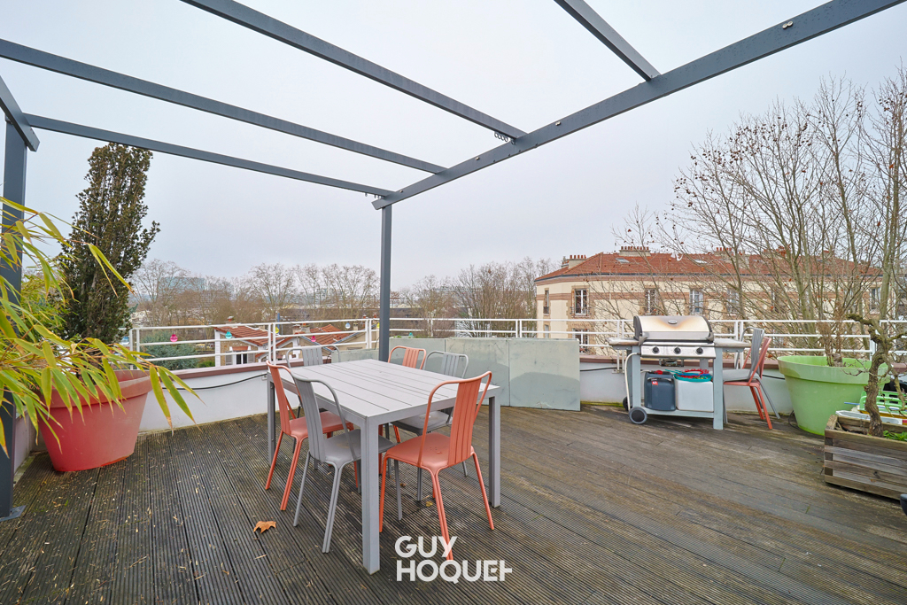 Superbe appartement 3 pièces avec terrasse exceptionnelle à Issy-les-Moulineaux