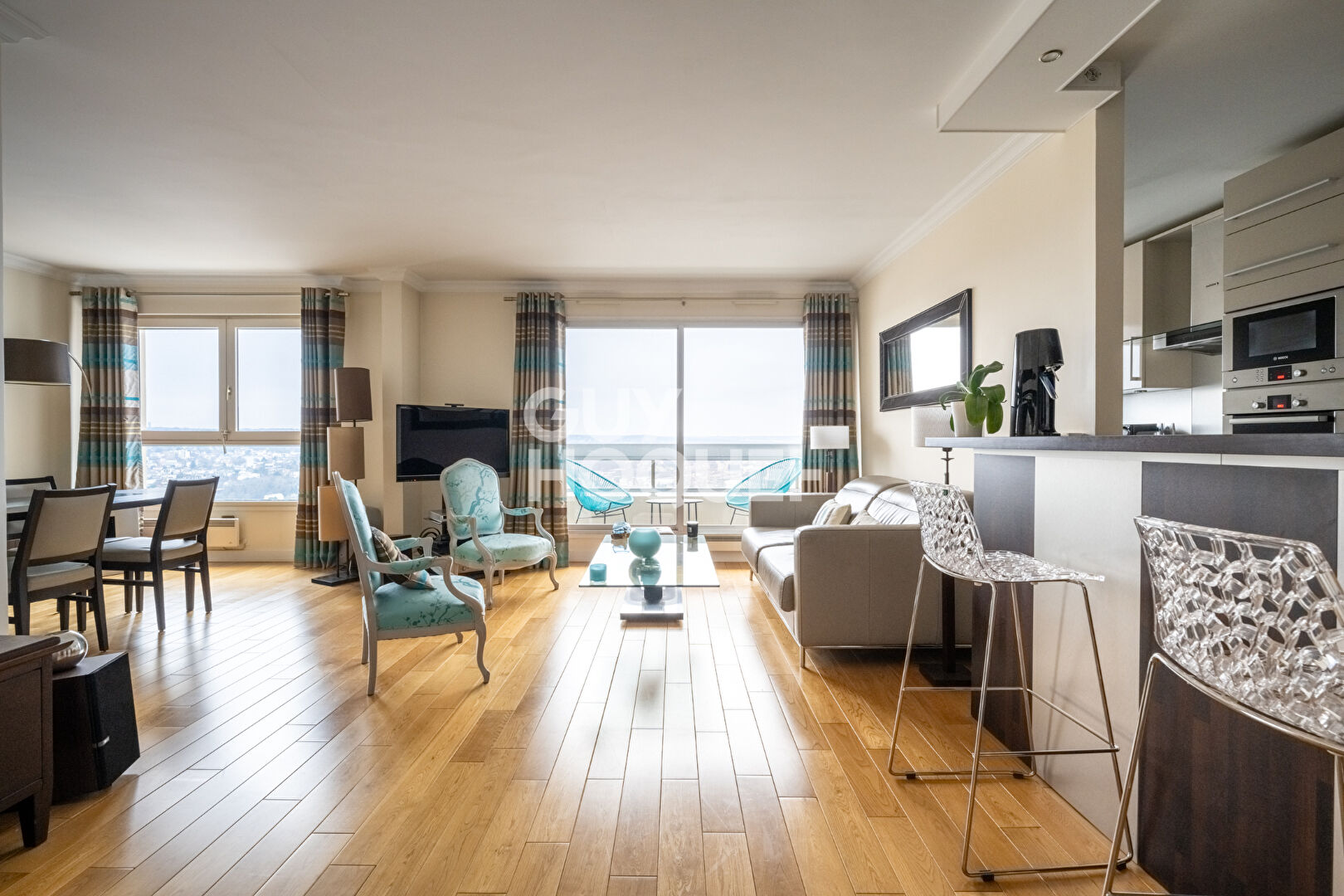 3 min du RER C - Appartement 4 pièces 90 m²