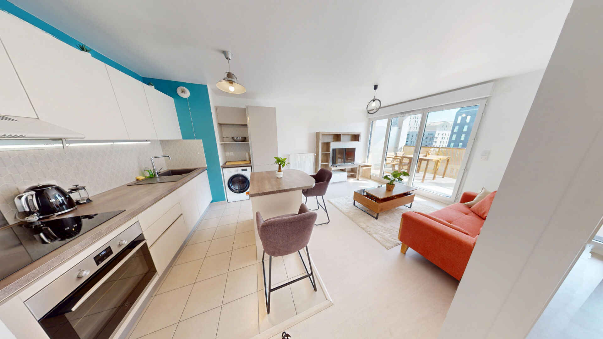 Appartement Ivry Sur Seine 2 pièce(s) 40.17 m2 avec balcon