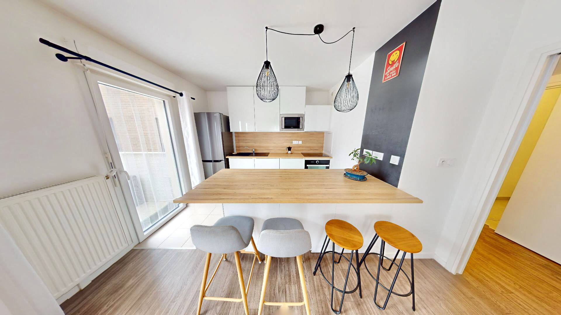 Appartement Ivry Sur Seine 3 pièces 64 m2 avec balcon et parking