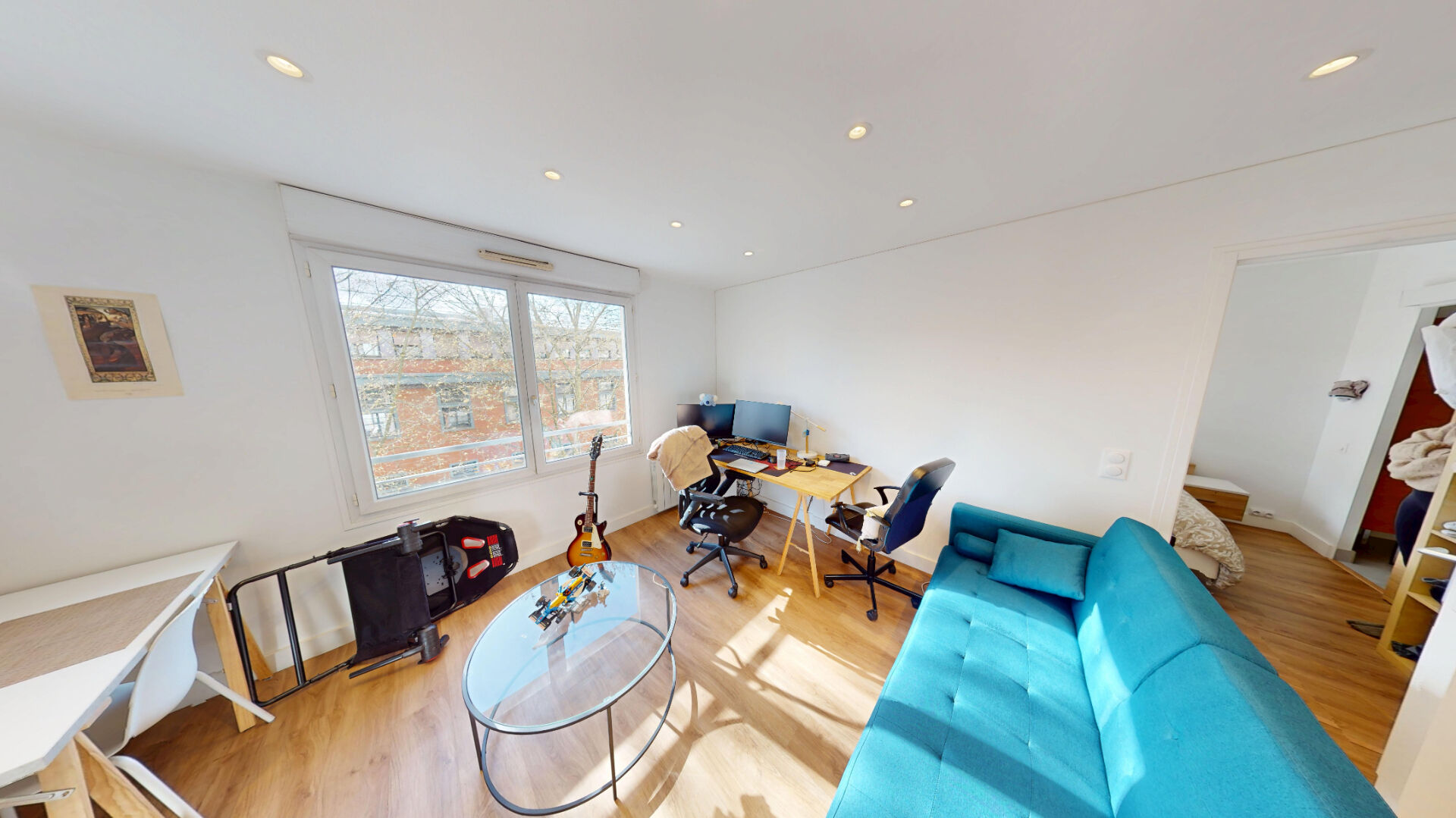 Appartement 2 pièces meublé 44 m² balcon parking Ivry-sur-Seine Ivry Port