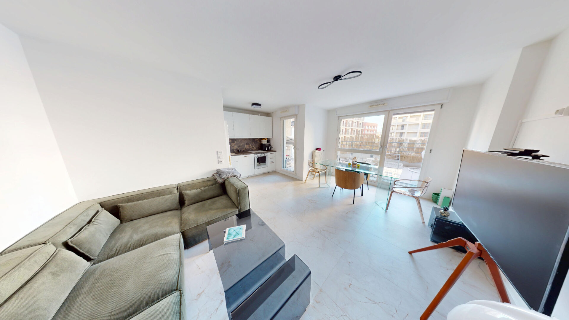 Superbe 4 pièces lumineux avec terrasse de 20 m² Port d'Ivry