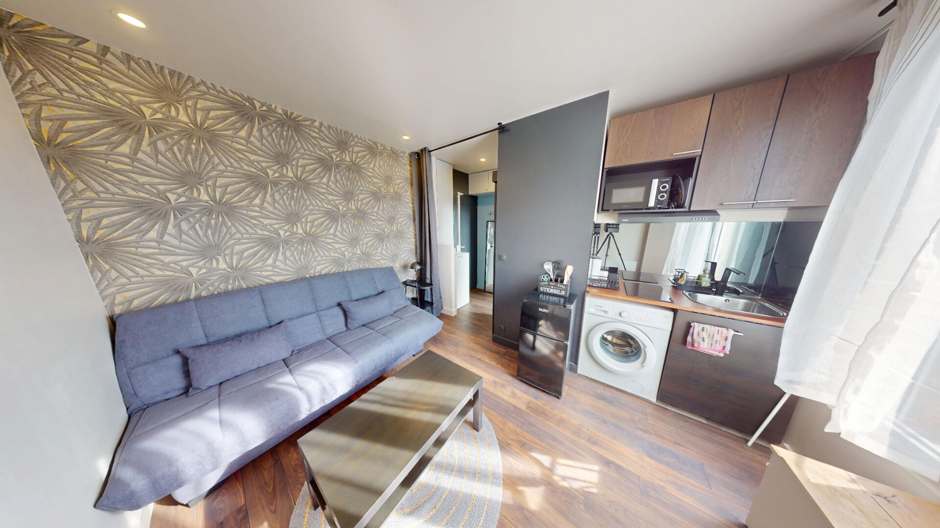 Studio lumineux Meublé à louer de 15m2 Vitry-sur-Seine