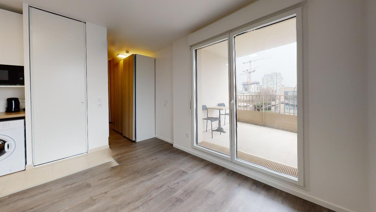 Studio Meublé Ivry Sur Seine 34m2 avec Terrasse