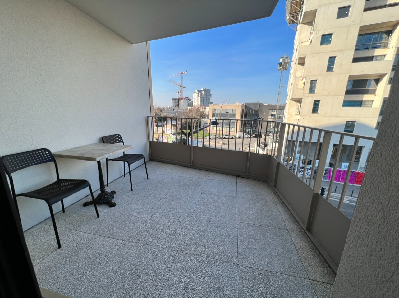 Studio Meublé Ivry Sur Seine 34m2 avec Terrasse