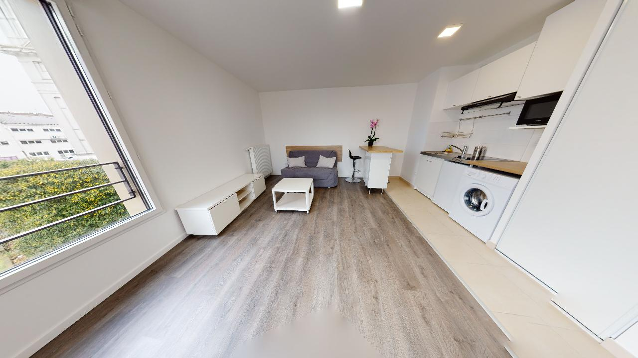 Studio Meublé Ivry Sur Seine 34m2 avec Terrasse