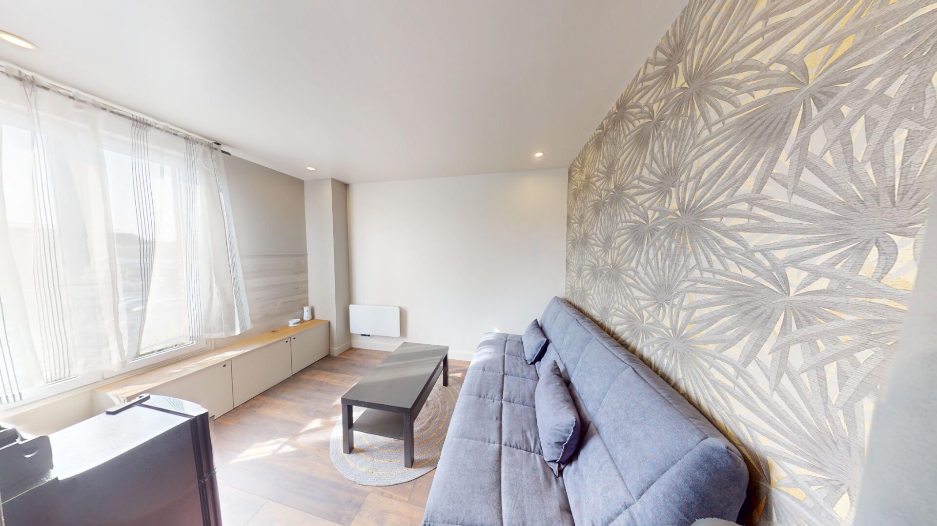 Studio lumineux Meublé à louer 15m2 Vitry-sur-Seine aux portes d'ivry-sur-seine