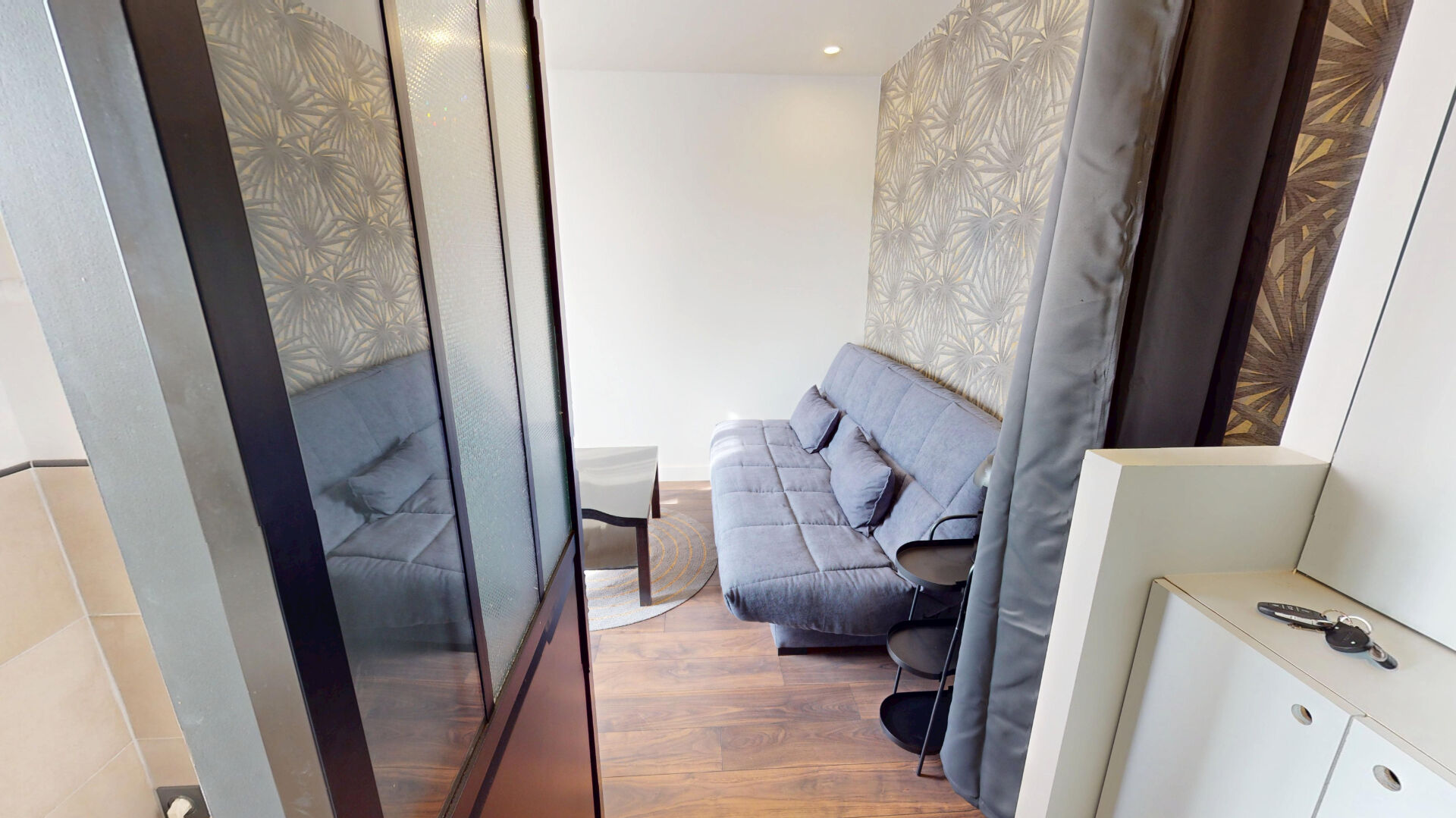 Studio lumineux Meublé à louer 15m2 Vitry-sur-Seine aux portes d'ivry-sur-seine