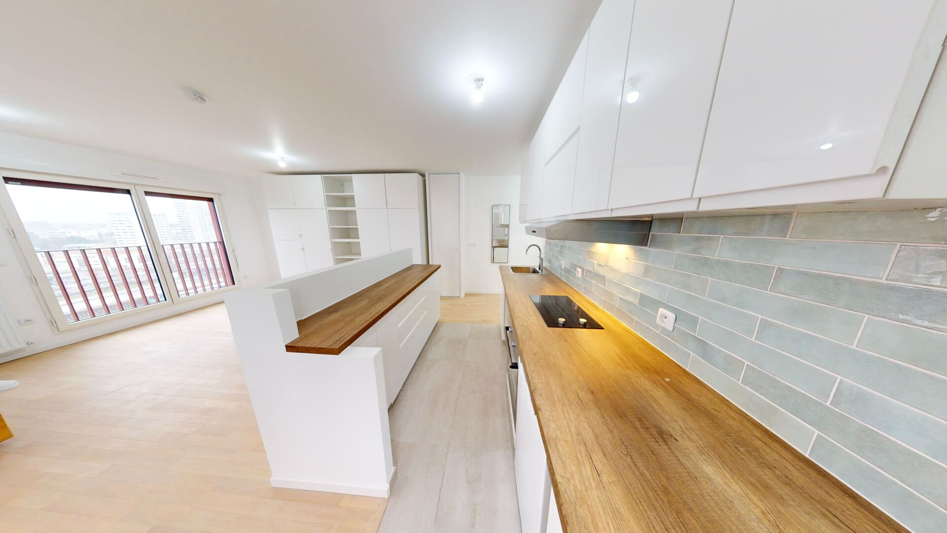 Appartement Ivry Sur Seine 2 pièce(s) 45,63 m2 vue panoramique