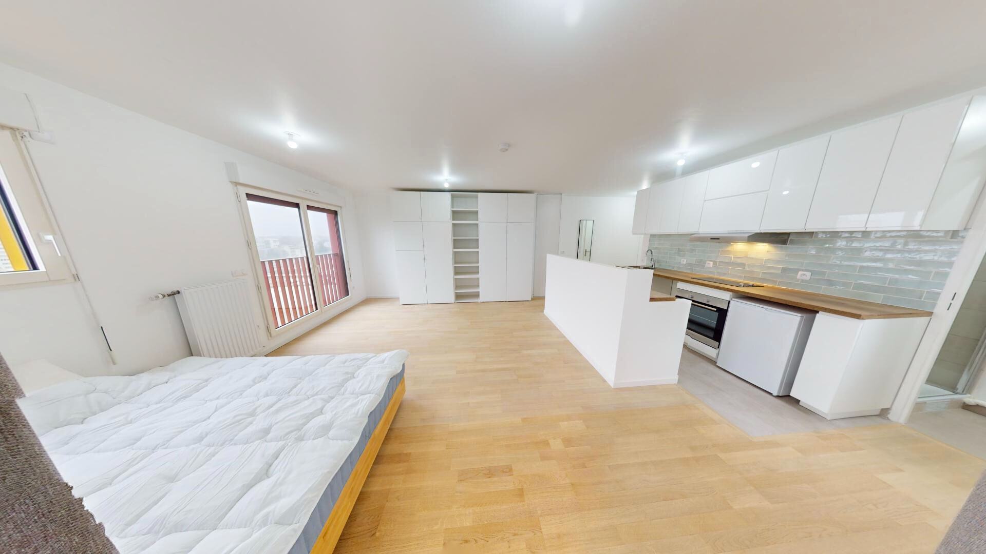 Appartement Ivry Sur Seine 2 pièce(s) 45,63 m2 vue panoramique