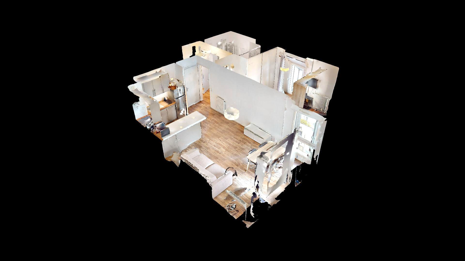 Appartement Ivry Sur Seine 2 pièce(s) 49 m2 avec balcon