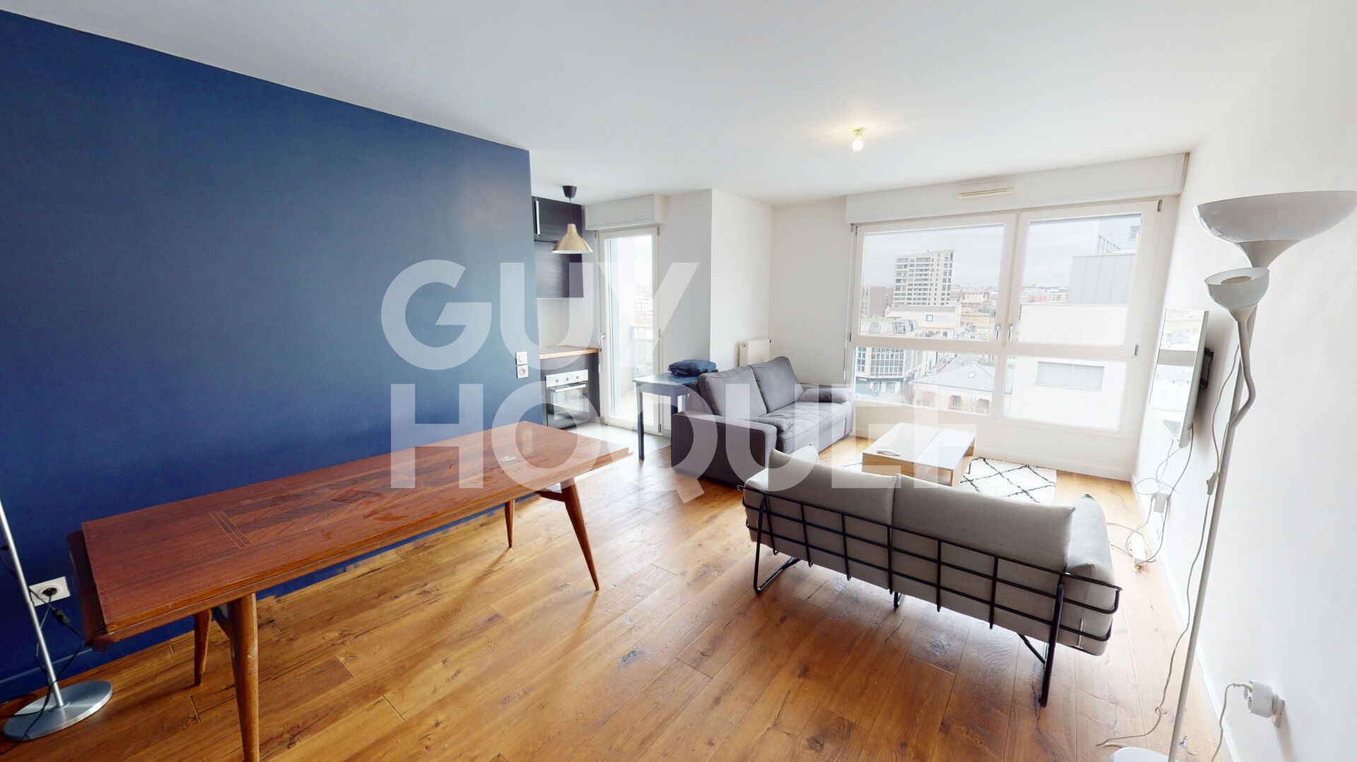 T4 de 71 m²  dans du BBC avec double balcon et vue dégagée ? Ivry Port