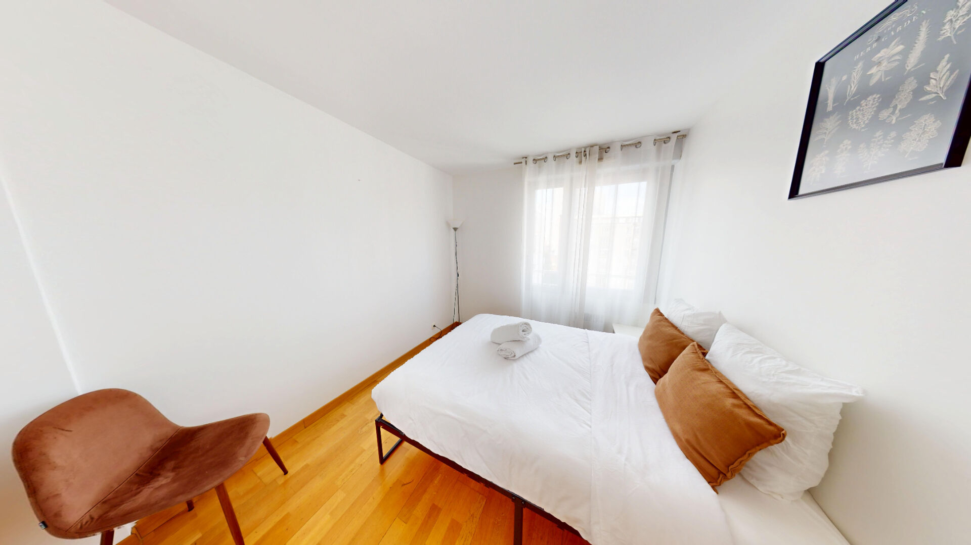 À louer Beau 4 pièces meublé de 83,50 m², 3 chambres, Loggia, Idéal famille ou colocation