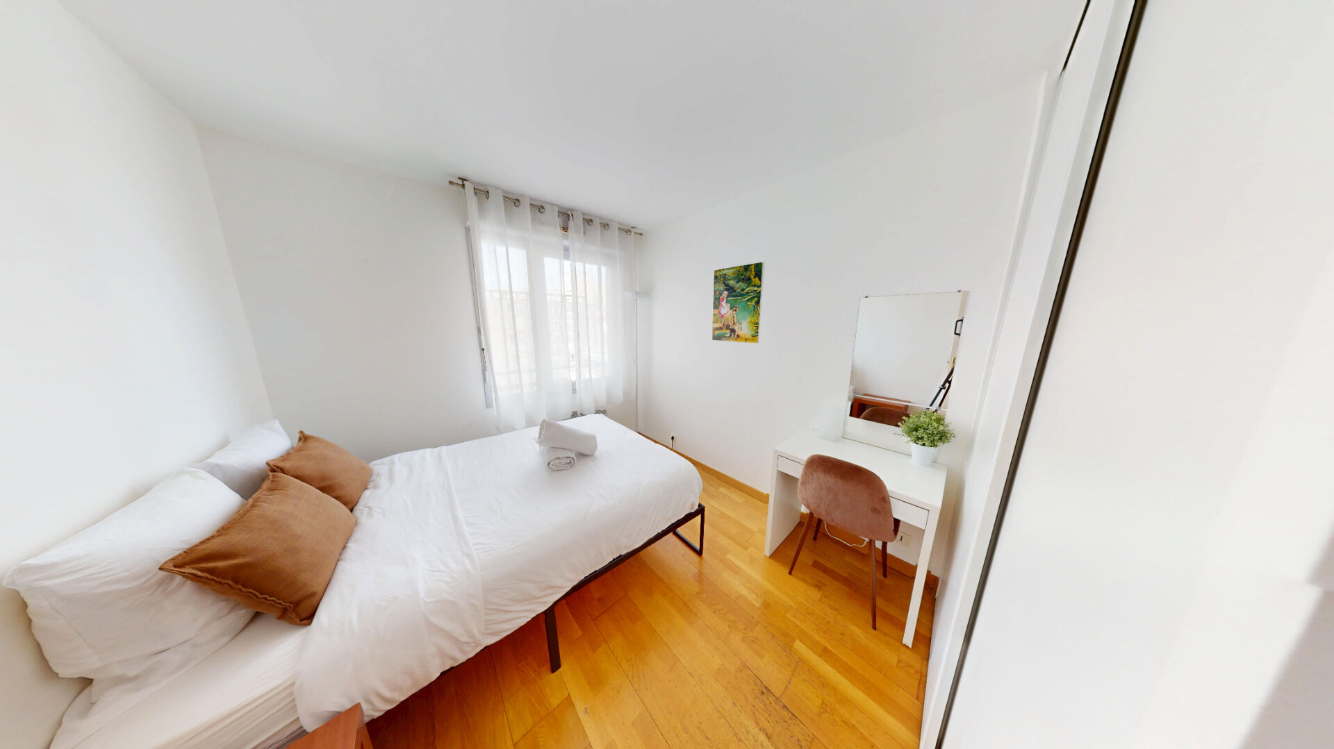 À louer Beau 4 pièces meublé de 83,50 m², 3 chambres, Loggia, Idéal famille ou colocation