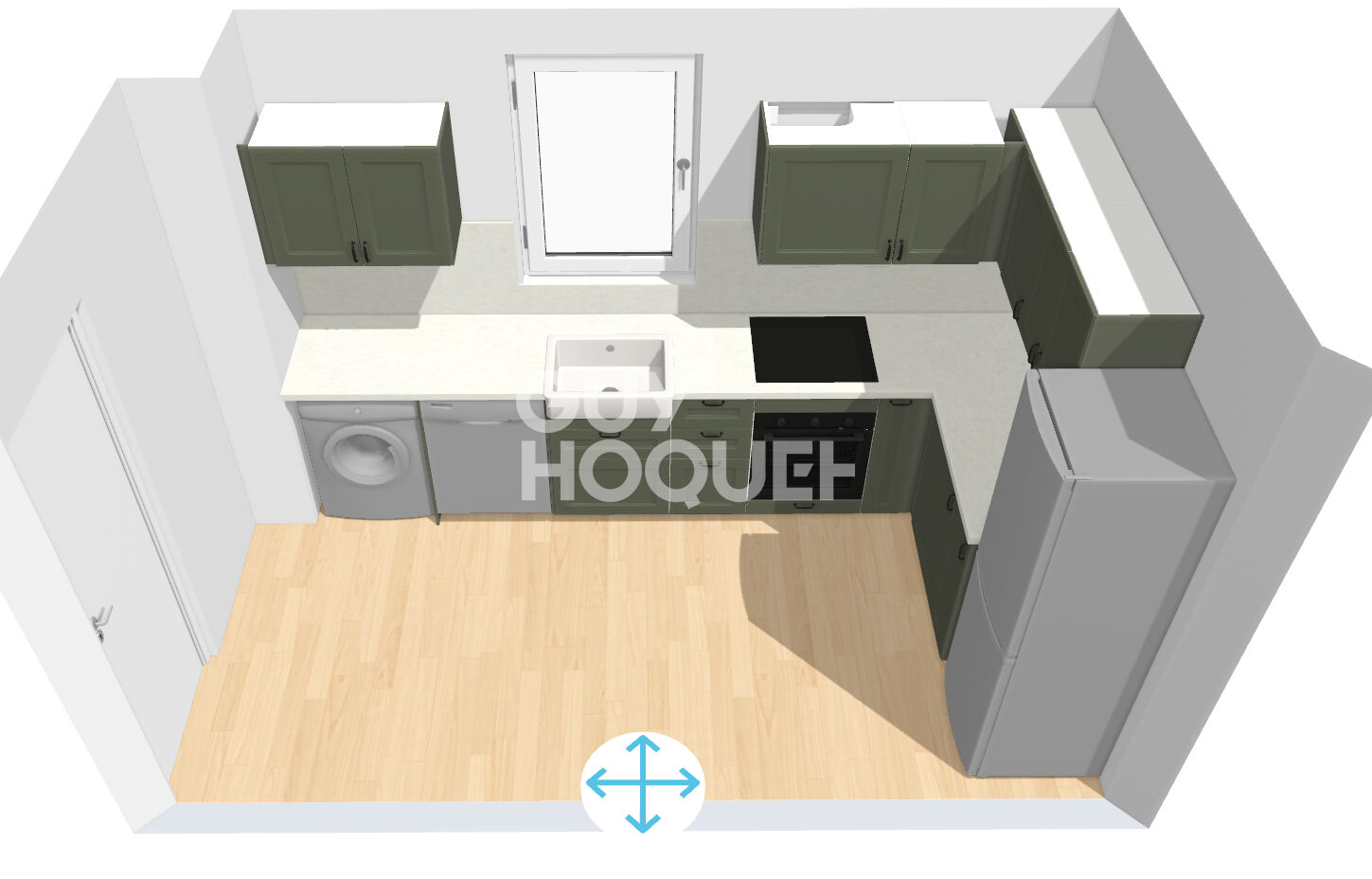 Appartement T2 49m2 avec place de parking