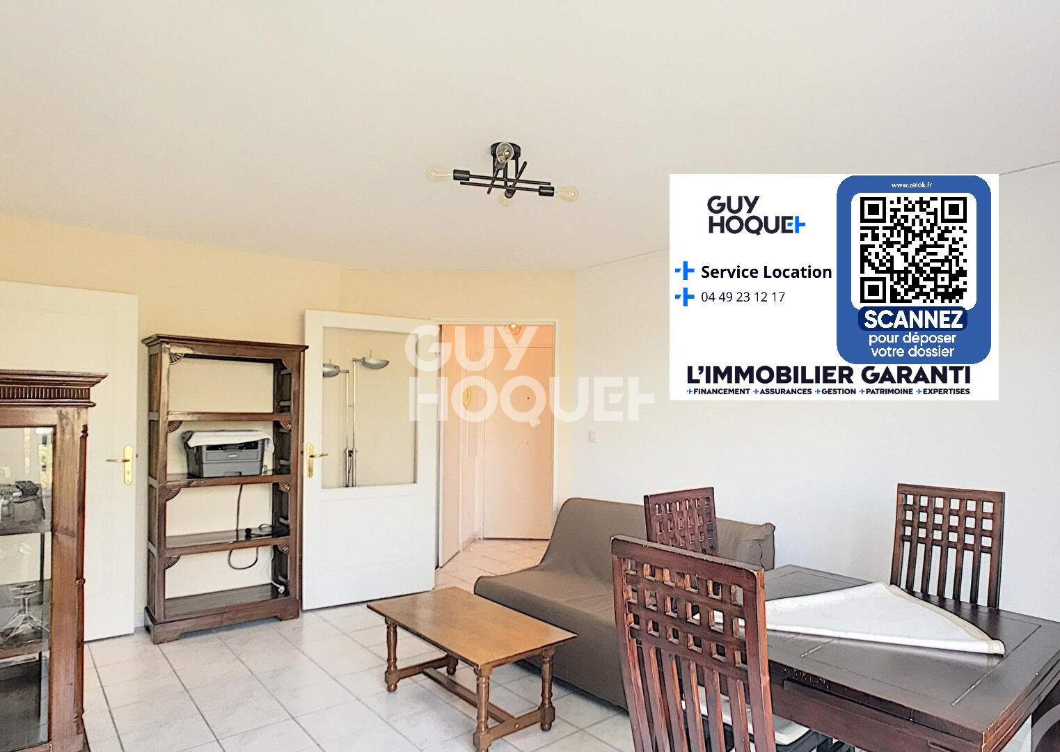 T2 meublé 45 m2 proche Hôpitaux Facultés : bail étudiant, mobilité