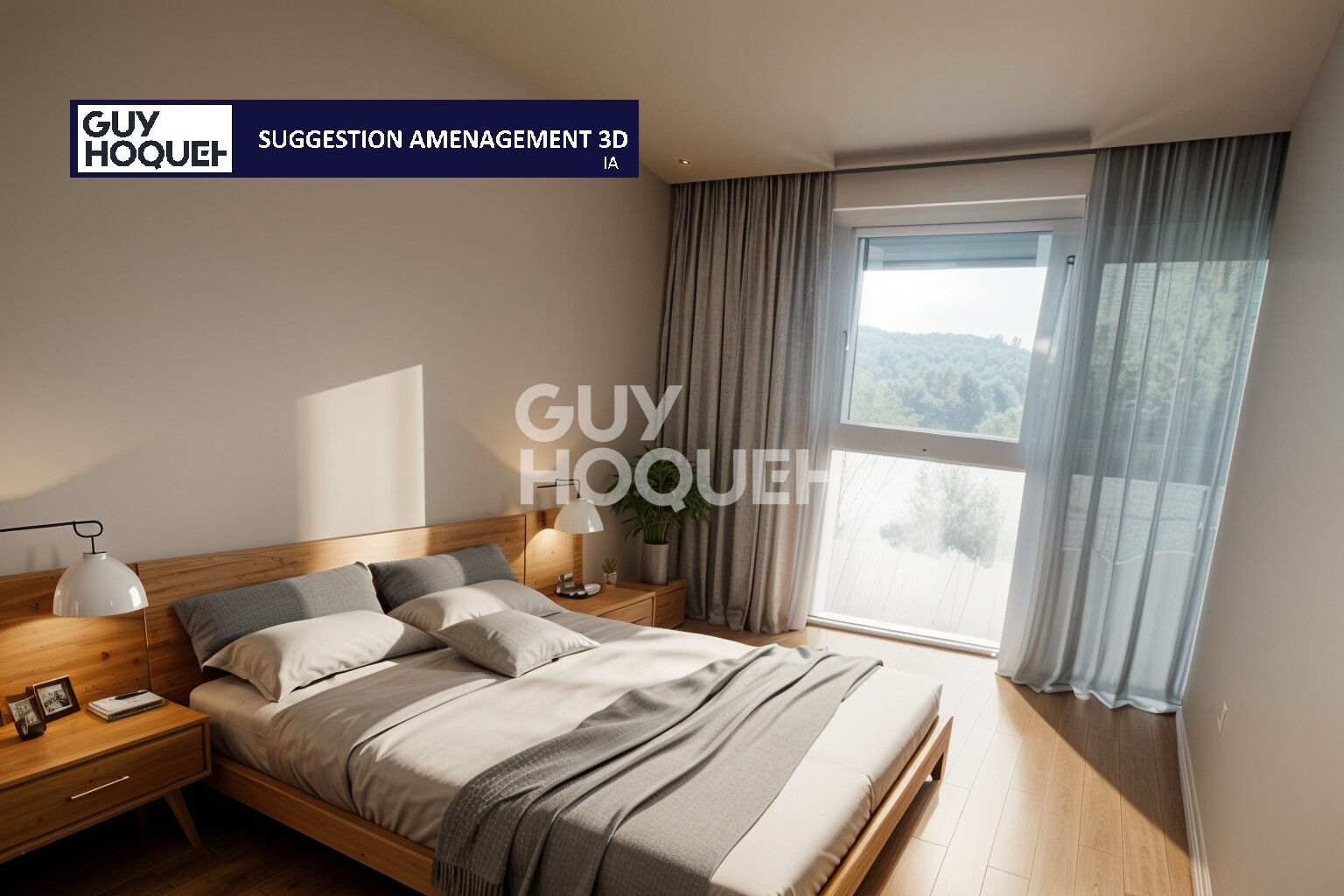 Appartement T4 avec terrasse, box fermé et parking privé