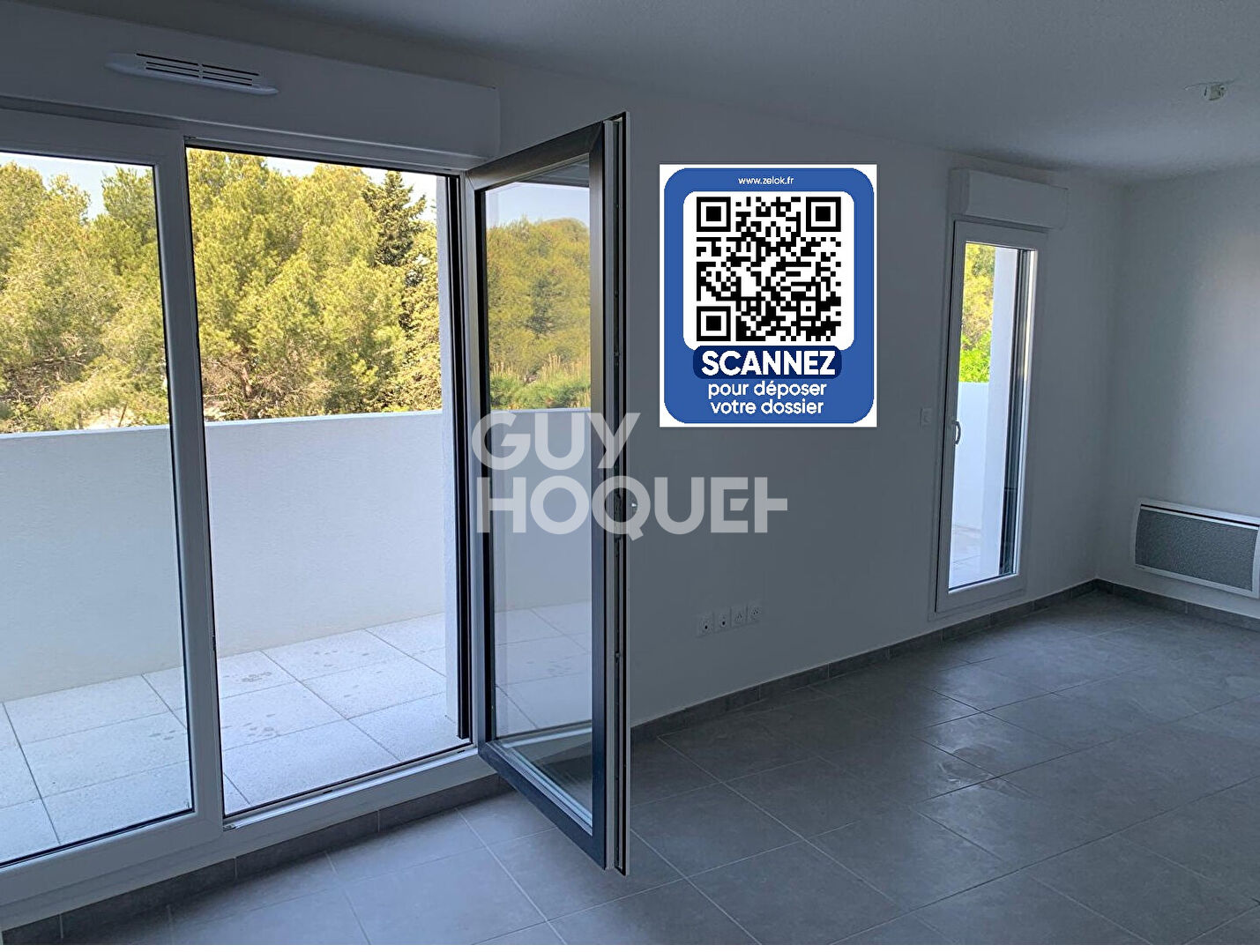 STUDIO RESIDENCE RECENTE: 26.9 m2 AVEC GRAND BALCON