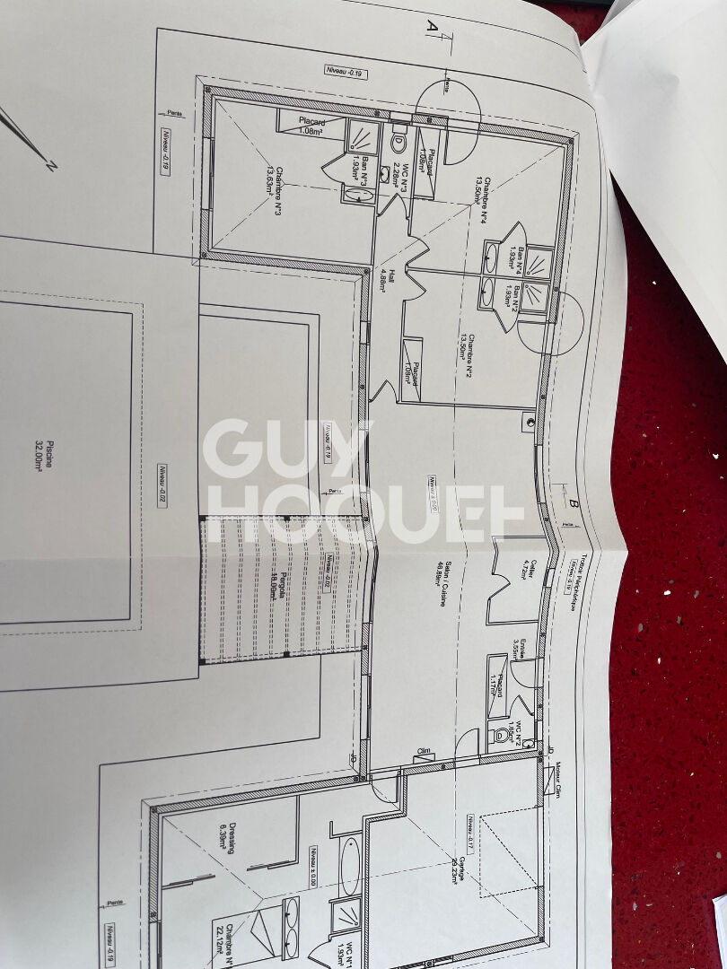 Villa exceptionnelle Lodève 5 pièce(s) 145 m2 - terrain 1332 m²